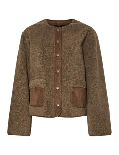 Chaqueta Teddy Pcjune abrigo de borreguito ideal para tardes de otoño