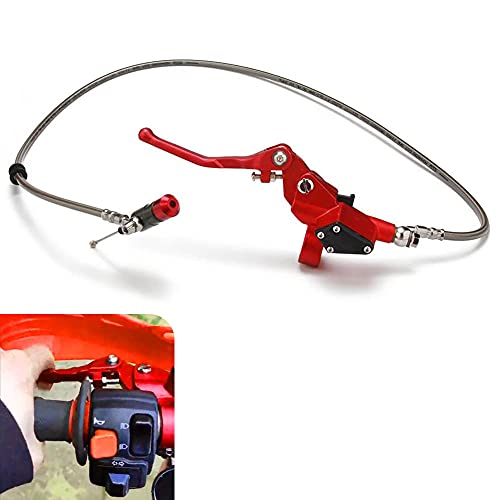 Embrayage hydraulique moto de 1200mm JFG RACING rouge pour un passage de vitesse fluide