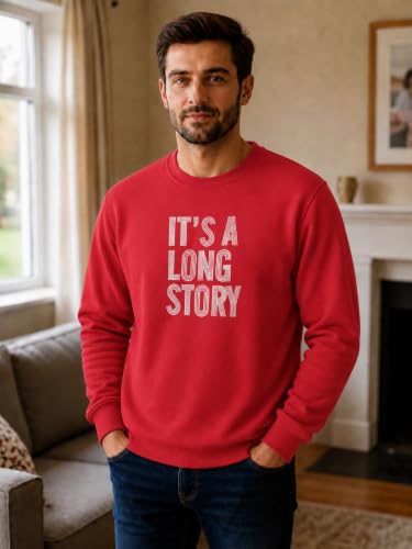 Image of Mack Jonney Men's Printed Fleece Sweatshirt|Full Sleeve Round Neck Winter Sweatshirt for Casual Wear|Travel|Gym & Everyday Style-mj-403