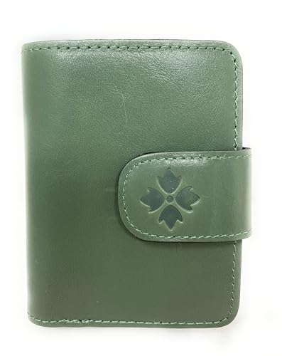 Patricia Nash Leather Iberia Bifold Wallet, Sage