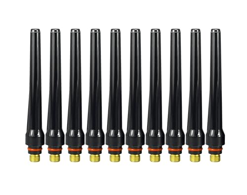Image of RIVERWELD TIG Welding Back Cap 57Y02 Long for WP 17 18 26 Torch 10pcs | Fit QQ300 PTA DB SR WP 17 18 26 TIG Welding Torch