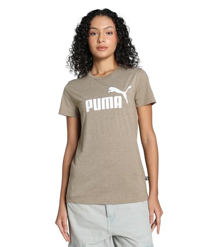 PUMA Ess Logo Heather Tee - Magliette, 586876