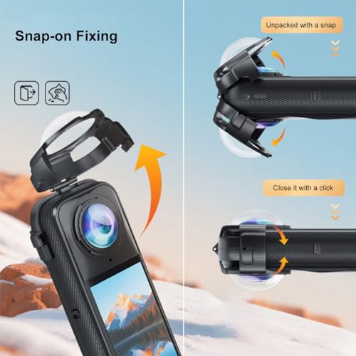 Protège-objectif Insta360 X5 en verre optique premium anti-buée