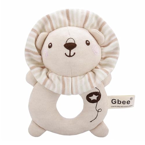 Shinse がらがら ぬいぐるみ 赤ちゃん おもちゃ ラトル りんりんスティック 可愛い 布のおもちゃ 3ヶ月から オーガニックコットン 人気 出産祝い 知育玩具 新生児 子供 ベビー 0 1 2 3歳 乳幼児 女の子 男の子 出産祝い 誕生日 クリスマ