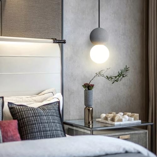 Lustre LED minimaliste avec diffuseur en verre pour un éclairage doux de salon - 4