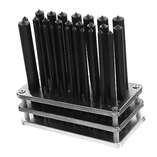 VILLCASE 1 Set Cylindrical Punch with Base Non Slip Positioning Tools for Mechanical Repair and Maintenance Durable Construction Easy Operation for Efficient Work