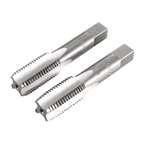 sourcing map Metric Hand Tap M14 Thread 1.5 Pitch 4 ...