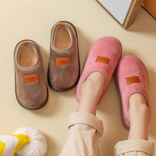 Kids Toddler Slippers Boys Girls Indoor House Shoes Non-Slip Slippers Socks Outdoor Cotton Warm Walking Shoes2