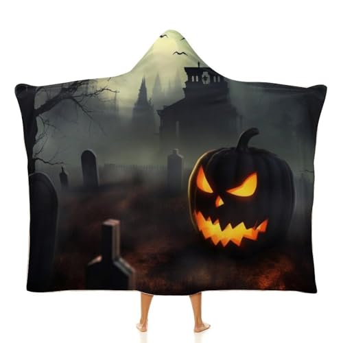 Couverture portable d'Halloween pour éliminer le froid au bureau et en voyage