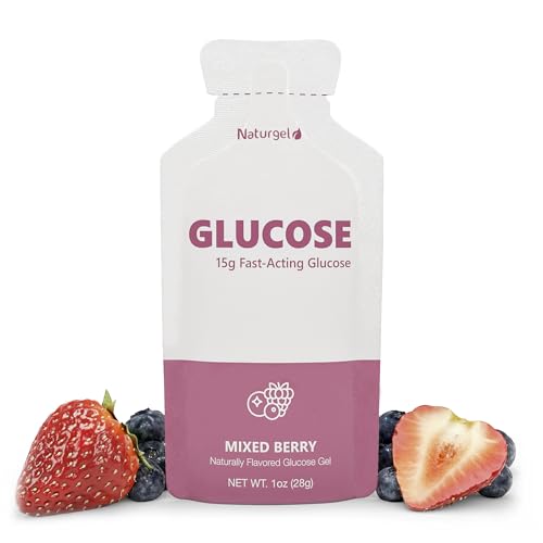 Image of Glucose Liquid Gel, Pack of 50, Berry - 15g Fast-Acting Liquid Glucose
