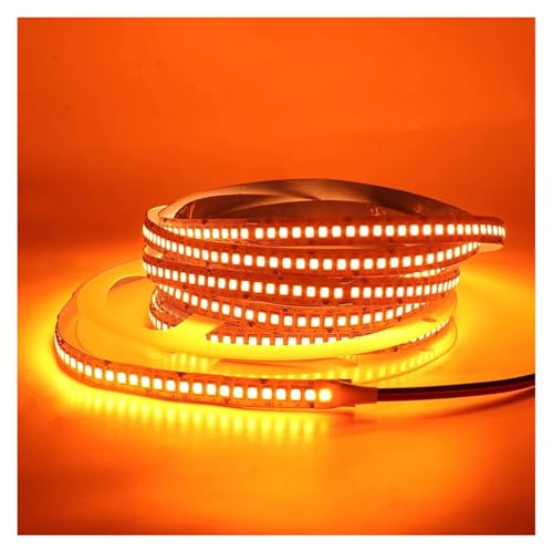wenwendianzi Bande Flexible LED à Flamme Ambre Orange, 12V, 4mm, 8mm, 10mm, 1800k, 1900k, 240leds/m, 120leds/m, 5M/Rouleau(10mm 240LEDS.M 12V)