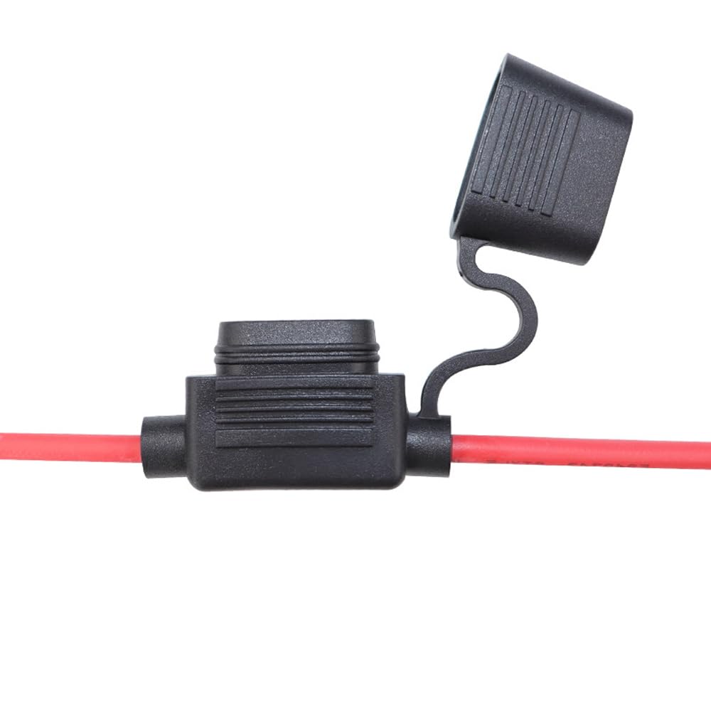 Inline Fuse Holder ATC/ATO Add-a-circuit Car Fuse Holder 10 Pack Fuse Tap Adapter 16 Gauge 20amp Blade Automotive Fuse Holder Waterproof Wire With 10 Pcs 15 Amp Standard Fuses I.1257532026 - View #8