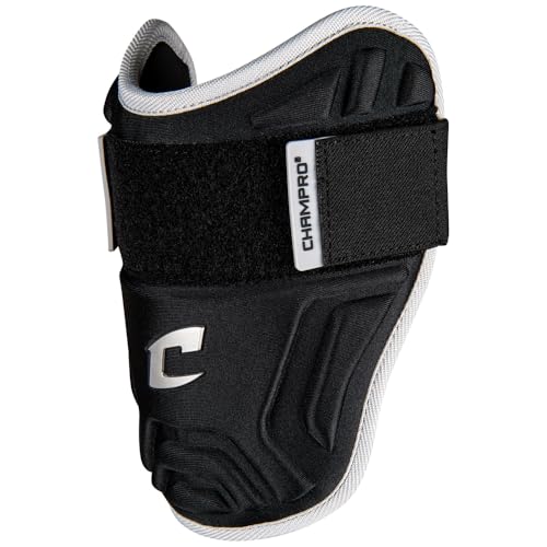 Champro Batter's Protective Elbow Guard, Black, Youth