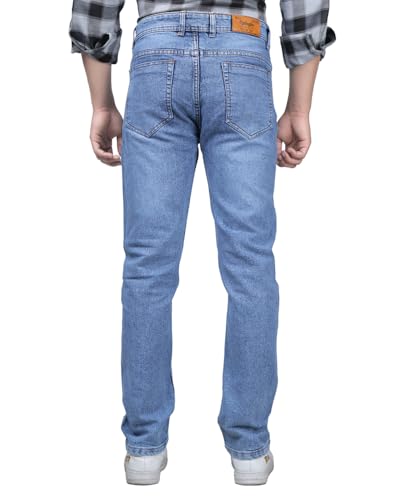 Image of Noble Monk Men Mid Rise Nobel Monk Regular Fit Denim Jeans | Jeans Pants