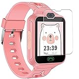 Vaxson 3-Pack TPU Pellicola Protettiva, compatibile con AGPTEK CT-W10 ST-W10 KIDS 1.44' Smart Watch smartwatch, Screen Protector Film [Non Vetro Temperato ] NEW VERSION