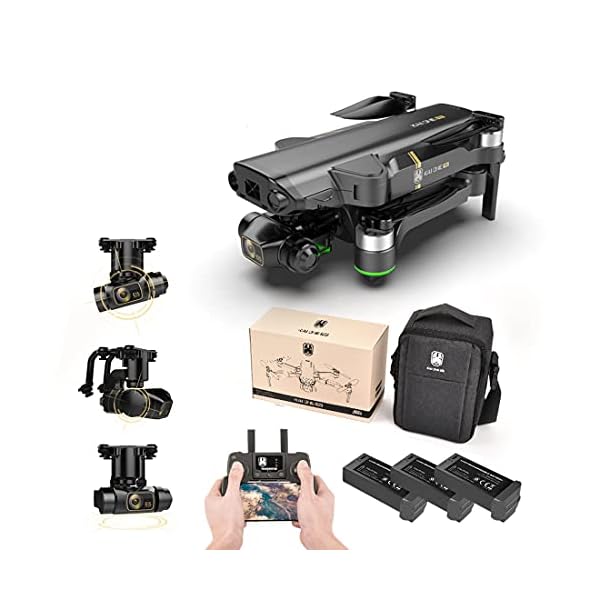 KAIONE Pro RC Drohne 4K Kamera, EIS 3 Achsen Gimbal, 5G WiFi GPS FPV Bürstenloser Drohne Quadkopter , 20 Minuten…