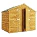 Price comparison product image BillyOh 6x8 Master Tongue & Groove Windowless Garden Storage Wooden Shed Apex Roof & Felt 6ft x 8ft