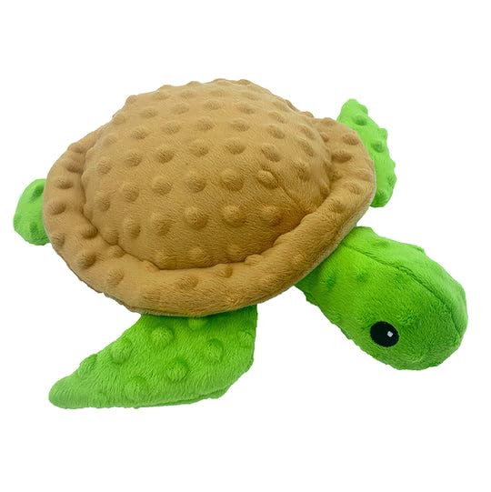 Pet Lou Dotty Friends Tortoise Dog Stuffed Toy, 12-inch Length
