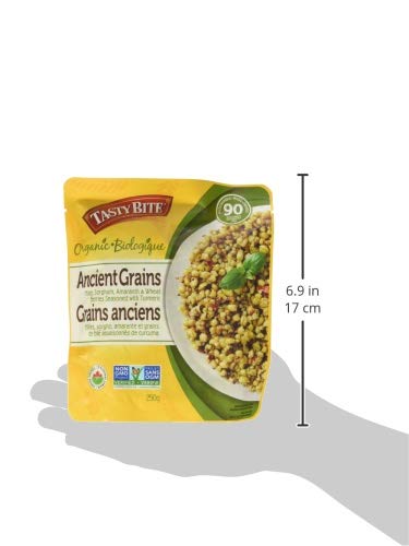 Tasty Bite Organic Ancient Grains, 8.8 Ounce, Pack Of 6, Ready To Eat, Millet, Amaranth, Turmeric Microwavable, Vegan #TOP6