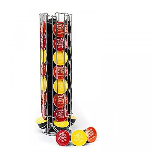 Neo Tournant Rotatif 32 Rangement pour Capsules de Café Tour Rack Support pour Dolce Gusto