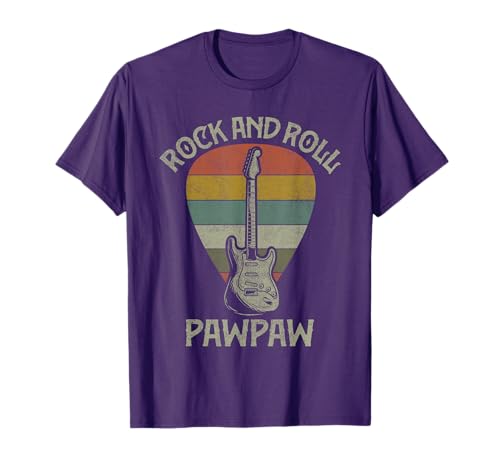 Guitarist Pawpaw Fathers Day Shirts, Guitar Player Grandpa T-Shirt