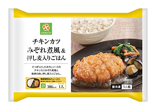 スマイルライフ チキンカツみぞれ煮風&押し麦入りごはん 1人前 スマイルライフ チキンカツみぞれ煮風&押し麦入りごはん 1人前