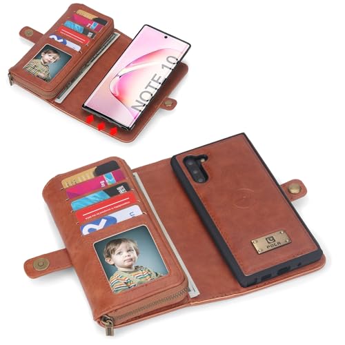 Étui portefeuille Samsung S21 Ultra marron idéal pour vos déplacements