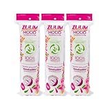 Zuum Almohadillas de algodón | Removedor de maquillaje| 100% fibra de algodón absorbente | Limpieza Facial |...