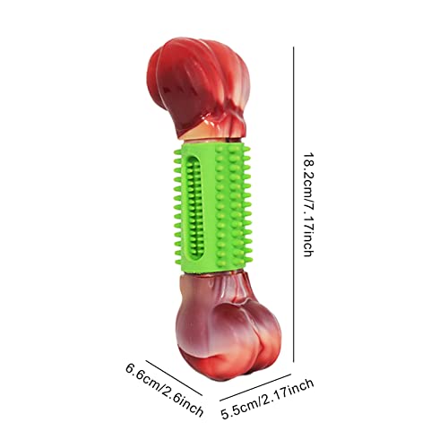 Brinquedos para filhotes de dentição, Brinquedo de limpeza de dentes de cachorro em forma de osso, B