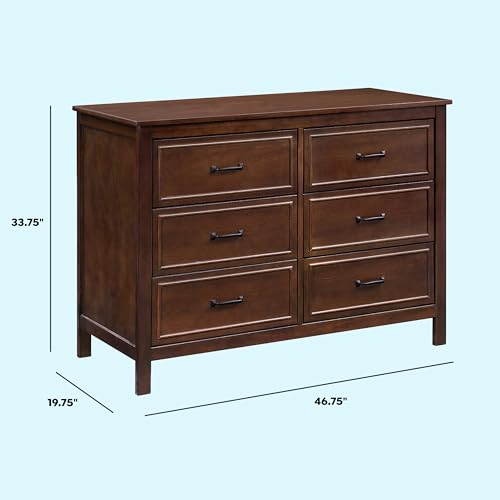 Image of Davinci Charlie 6-Drawer Double Dresser in Espresso