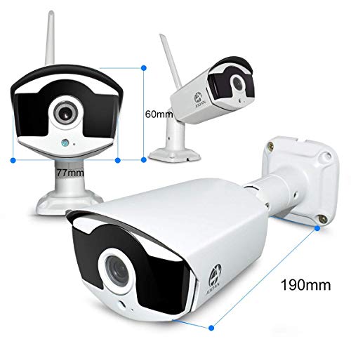 【2020 Updated】 JOOAN 3MP Security Camera System Wireless,8-Channel NVR&4Pcs FHD 1536P(Clearer Than 1080P) Audio Record CCTV Cameras,Waterproof&Good Night Vision,Motion Alert(with 1TB Hard Drive) - Thumbnail 3