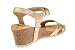 Panama Jack Julia Malibu, Sandalia con Pulsera Mujer, Dorado (Dorado B1), 38...