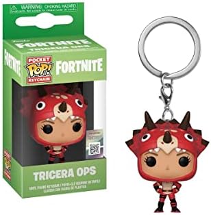 Fortnite Tricera Ops Chaveiro Mini Boneco Pop Funko Funko Multico...