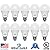 GREAT EAGLE LIGHTING CORPORATION A19 LED Light Bulb, 12W (75W Equivalent), UL Listed, 2700K (Warm White), 1050 Lumens, Non-dimmable, Standard Replacement (10 Pack)
