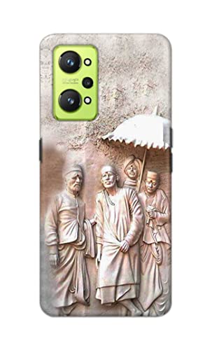 Image of Printed Hard Back Cover Case for Realme GT Neo 3T 5G Back Cover (Sai Baba) -1803