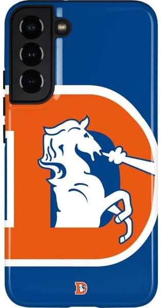 Skinit Pro Phone Case Compatible with Galaxy S22 Plus - Officially Licensed NFL Denver Broncos Retro Logo Design