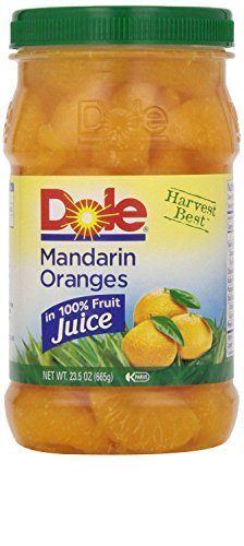 Dole Harvest Best Mandarin Oranges in Fruit Juice (Pack of 6) 23.5 oz Jars image 2
