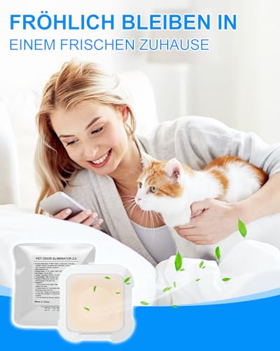 Haliya 6 Stück N50 2.0 Geruchsvernichter für PETKIT Pura Max/Pura Max 2 / Purobot Max Pro Selbstreinigende Katzentoilette, katzenklo selbstreinigend, Geruchskontrolle