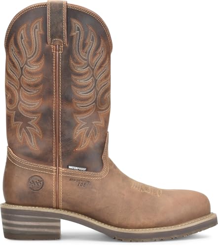 DOUBLE-H Men's Garza 12" Waterproof Round/Composite Toe Western Boot2