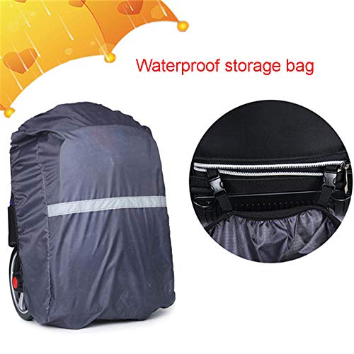 FREETT Rugzak met wieltjes, voor school, universiteit, reizen, multifunctionele reisrugzak, trolleyrugzak, waterdicht, hoge capaciteit 66 cm - Image 4