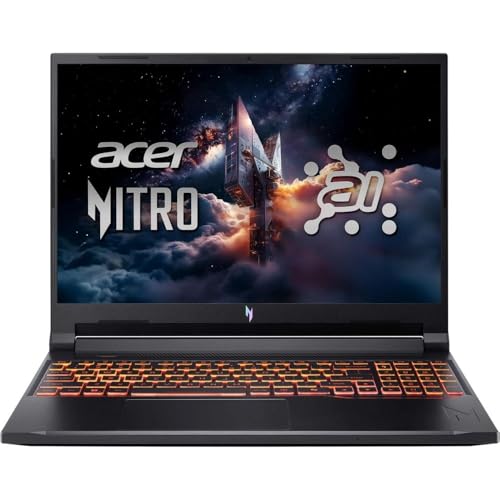 Acer Nitro V 16 AI ANV16-42-R96P, Notebook Gamer, AMD Ryzen 7 260, RTX 5050 8GB, 16GB RAM DDR5, SSD 512GB, Tela IPS 15.6' WUXGA 180Hz, Windows 11, Preto Shale