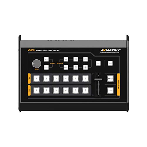 Image of Avmatrix VS0601 Mini 6CH SDI /HDMI Multi-Format Video Switcher