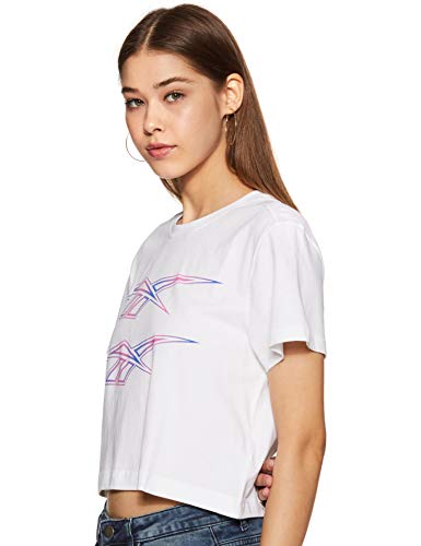 Image of Reebok Women's Graphic Regular Fit Sports T-Shirt