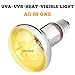 TEKIZOO UVA UVB Sun Lamp High Intensity Self-Ballasted Heat Basking Mercury Vapor Lamp/Light/Bulb for Reptile and Amphibian Use(125W)