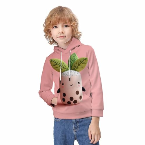 Sweat-shirt boba 3D pull à capuche rigolo enfant 9-11 ans confortable