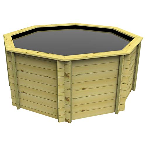 The Garden Timber Company Wooden Fish Ponds 8ft Octagonal 1099mm Height 4297L