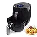 MOZX 5L Freidora Sin Aceite, Freidora De Aire Caliente Con Pantalla Digital LED, Tiempo Y Temperatura Ajustable, Sartén Antiadherente Y Alta Capacidad, Sin BPA, Regalo Ideal