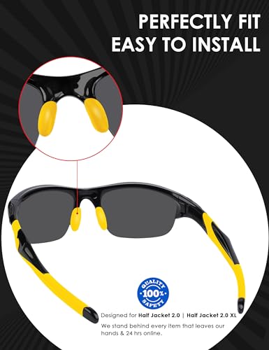 Image of BLAZERBUCK Replacement Sock Kits Earsocks & Nosepieces for Oakley Half Jacket 2.0 XL Sunglass