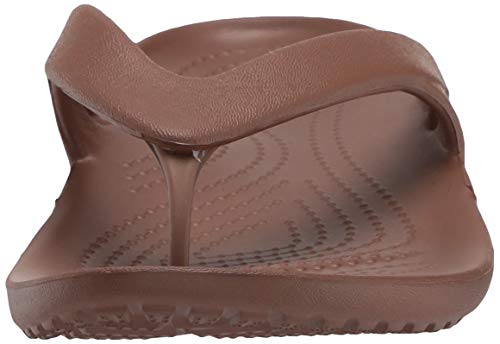 Image of Crocs Women's Kadee II Flip Flops, Sandals for Women, Bronze, 9