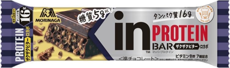 森永製菓　inバープロテイン（ザクザクビター） Amazon.co.jp: inバー プロテイン ザクザクビター 20本セット